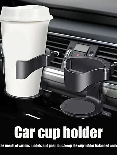 Porte-gobelet de voiture, sortie d'aération, boisson, eau, café, porte-bouteille, supports de canettes, cendrier de boisson, accessoires de support