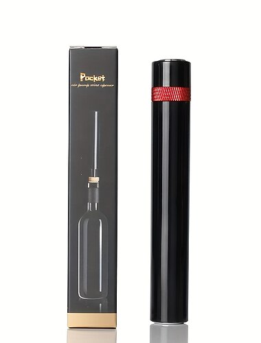 pompa a pressione dell'aria apribottiglie per vino perno portatile in acciaio inossidabile facile rimozione del tappo cavatappi per strumenti per gli amanti del vino per feste in casa
