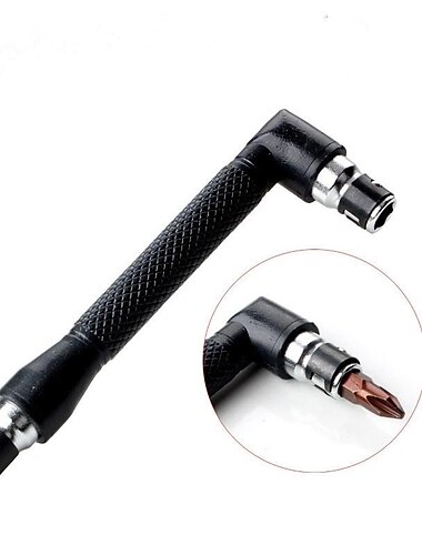 Upgrade Your Toolbox with this Portable L-Shape Socket Wrench Extension Handle Screwdriver