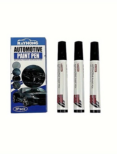 Stylo de réparation de peinture de retouche de voiture, 3 pièces, stylo de réparation de trace de peinture, réparation de rayures de surface