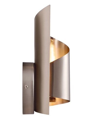 messing wandkandelaar, moderne wandlamp uit het midden van de eeuw voor slaapkamer woonkamer badkamer ijdelheid keuken meer, vintage wandverlichting binnen gouden wandlamp met nieuwigheid schaduw