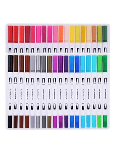 12/24/36/48/60//72/100/120 kleuren aquarel borstel pen kleuren markeerstiften schilderij tekening kunst levert