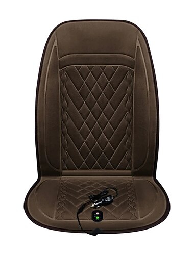 Housse de siège de voiture chauffante 12v/24v coussin de siège de voiture chauffant 3 vitesses réglables coussinets chauffants rapides 30s chauffage de siège de voiture tapis chauffant de siège auto chauffant d'hiver