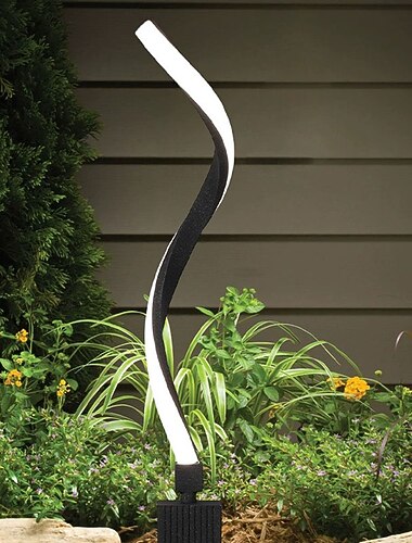 luci da esterno a led per esterni luci da prato moderne a led impermeabili creative a forma di alghe contorte