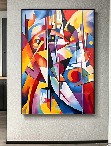 grande peinture d'art abstrait sur toile peinte à la main originale toile colorée art mural coloré salon peinture sur toile pour la décoration intérieure