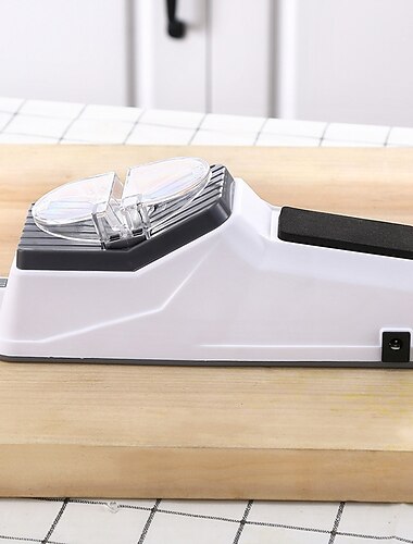 oppladbar elektrisk knivsliper - rask og automatisk sliping for kjøkkenkniver og sakser