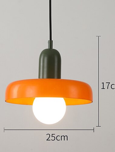 25 cm Lanterne Desgin Formes géométriques Lampe suspendue Métal Artistique Style nordique 110-120V 220-240V