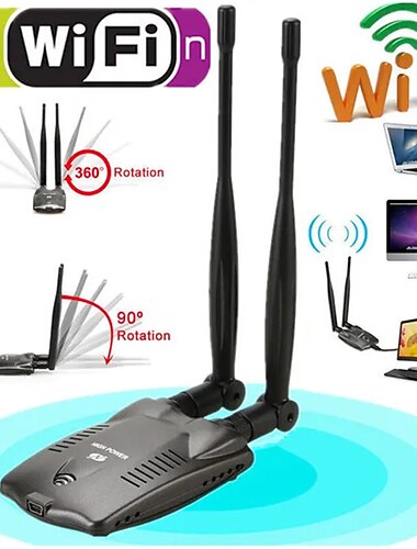 wireless beini internet gratuito lungo raggio 3000mw doppia antenna wifi blueway adattatore wifi usb decoder bt-n9100