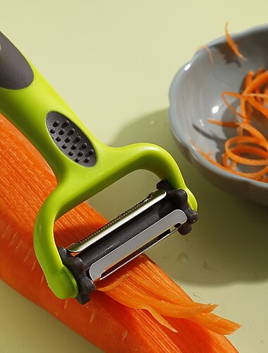 grøntsagsfrugtskræller multifunktionel 360 graders roterende køkkenværktøj kartoffel gulerodsskærer skærer rivejern melon frugt gadgets