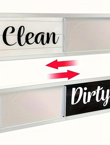 1ks univerzální magnet na myčku - silný indikátor čistého znečištění pro organizaci kuchyně a domácí dekoraci.