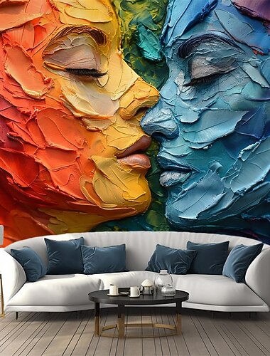 Juni Pride Monat Messer Malerei Gay Pride Monat LGBTQ LGBT Hängetapisserie Gay Pride Außen Deko Frohen Stolz