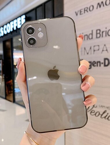 téléphone Coque Pour iPhone 15 Pro Max Plus iPhone 14 13 12 11 Pro Max Mini SE X XR XS Max 8 7 Plus Coque Arriere Clair comme de l'eau de roche Étui mince Transparente Extra Fin Antichoc Rétro TPU