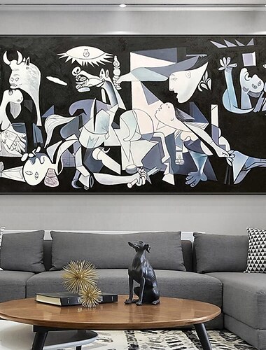 Handgemacht Hang-Ölgemälde Handgemalte Horizontal Berühmte Karikatur Moderne Klassisch Ohne Innenrahmen (ohne Rahmen)