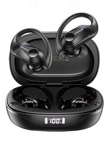 Lenovo LP75 Fone de ouvido sem fio True TWS 耳夹 Bluetooth 5.2 IPX5 Deep Bass Bateria de longa duração para Apple Samsung Huawei Xiaomi MI Ginástica Corrida Uso Diário Celular Motocicleta do carro