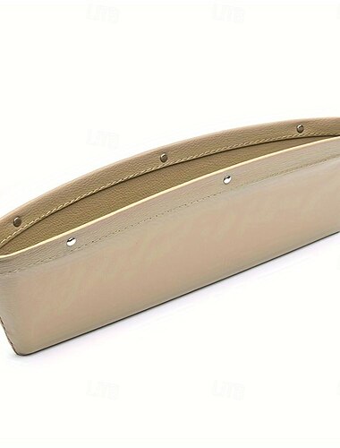Organisateur d'écart de siège de voiture boîte de rangement en cuir pu étanche pour voiture poche latérale en cuir universelle pour portefeuille mobile cosmétiques pièces de monnaie et accessoires