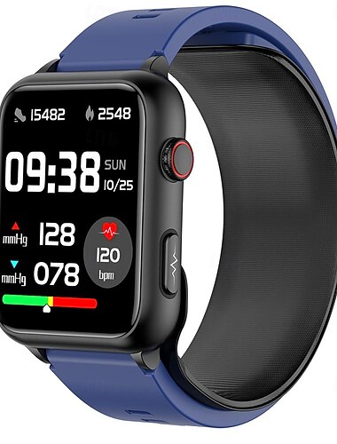 iMosi TK63 Slimme horloge 1.91 inch(es) Smart horloge Bluetooth Stappenteller Gespreksherinnering Slaaptracker Compatibel met: Android iOS Uniseks Lange stand-by Mediabediening Berichtherinnering IP