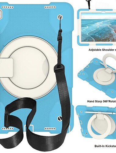 لوح أغط / كفرات من أجل Samsung Galaxy Tab A9 8.7" A8 10.5'' A9 Plus 11" حامل قلم رصاص دوران360ْ خطوط الكتف الكمبيوتر الشخصي سيليكون