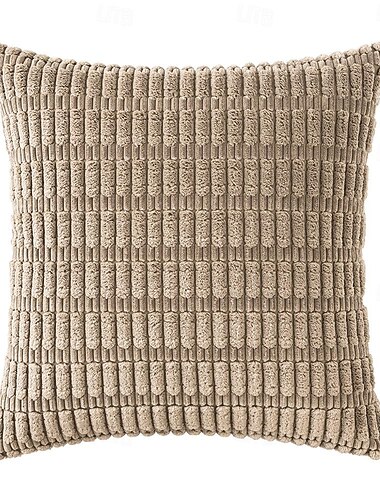 1 pcs Polyester Housse de coussin, Couleur Pleine Carré Traditionnel Classique