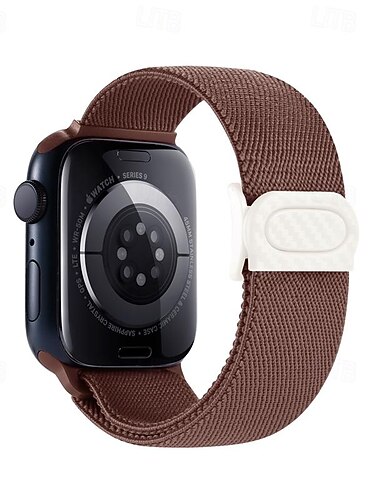 Pulseira Esportiva Compatível com Pulseira Apple Watch 38mm 40mm 41mm 42mm 44mm 45mm 49mm Elástico Ajustável Náilon pulseira de substituição para iwatch Ultra 2 Series 9 8 7 SE 6 5 4 3 2 1