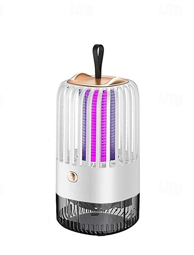 Stille Myggdreper Lampe – USB-oppladbar Elektrisk Fluefelle Zapper Strålingsfri Insektmiddel Soverom og Utendørs
