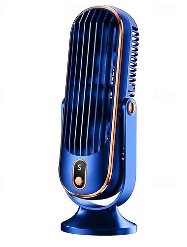 2-in-1 Mini-Ventilator mit Luftbefeuchter – USB wiederaufladbarer Handheld Sprayventilator für Reisen Auto und vorübergehende Kühlung