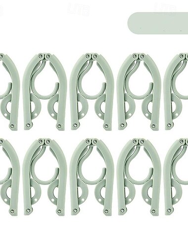 sammenleggbar kleshenger for reise - bærbar og multifunksjonell for turer, forretningsreiser, med klips for allsidig bruk