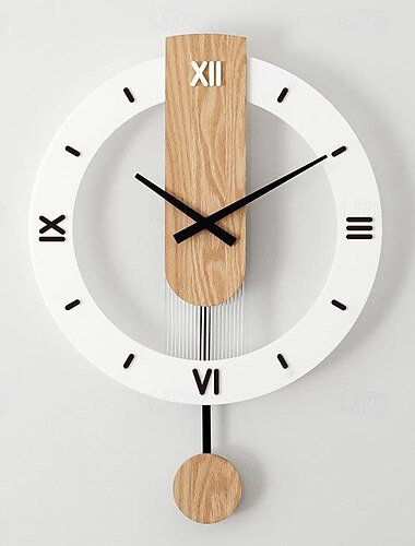 kreativt mode kvartsklocka skandinavisk tyst svängklocka 40 cm väggklocka vardagsrum stum modern enkel klocka restaurang