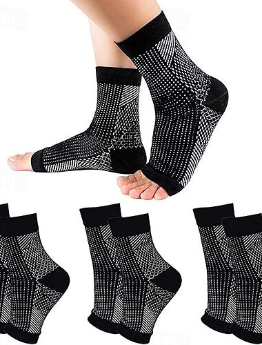 3 Paare Kompressionssocken Nylon Anti-Friction