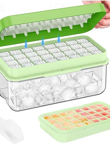 grand bac à glaçons avec couvercle et bac bacs à glaçons pour congélateur moule à glaçons pour whisky de 2 pouces 1*8 pièces moule à glaçons carré avec pince facile à démouler grand bac à glaçons pour