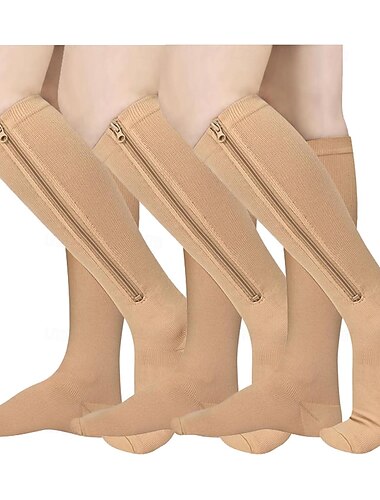 3 Paare Kompressionssocken Nylon Anti-Friction