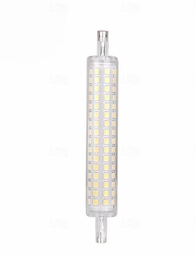 1/2 stuks r7s led dubbelzijdige aluminium onderdelen met deksel halogeenlicht huishoudelijke verlichting lampen r7s led 118mm buislamp 78mm schijnwerper 220v krachtige werklamp garage