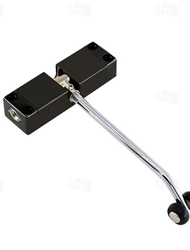 Cierrapuertas automático silencioso y ajustable, ligero y automático con resorte de cierre suave para un cierre silencioso y sin esfuerzo.