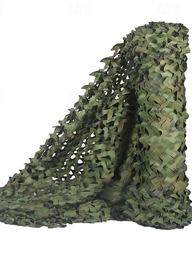 Tarnnetz Sonnenschutznetz 150d Oxford-Gewebe Tarnnetz für den Außenbereich – leicht, langlebig, perfekter Sonnenschutz, Heimdekoration, einfacher Aufbau, ideal für Paintball, Vogelbeobachtung, Camping