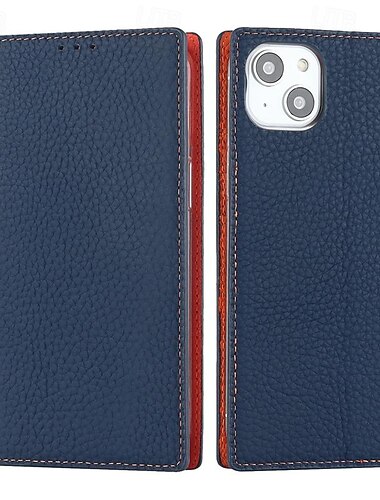 Handy Hülle Handyhüllen Für iPhone 17 Pro Max 17 Air 16 15 14 Pro Max Plus 13 12 11 Pro Max Mini Brieftaschenhülle Mit Handgelenkschlaufe Ständer Kartenfach Retro Echtes Leder TPU