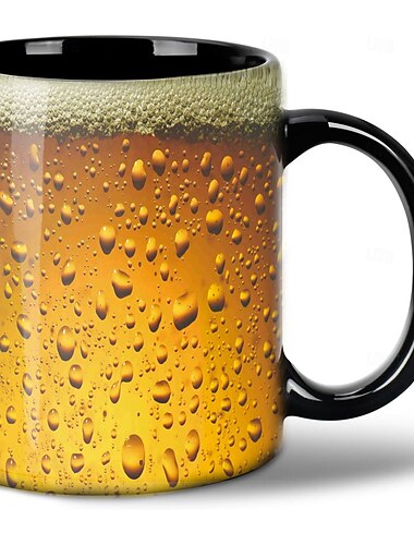 ビールプリントマグ、オクトーバーフェストビールフェスティバルコーヒーカップ、11オンスセラミックコーヒーマグ、友人への面白いマグギフト