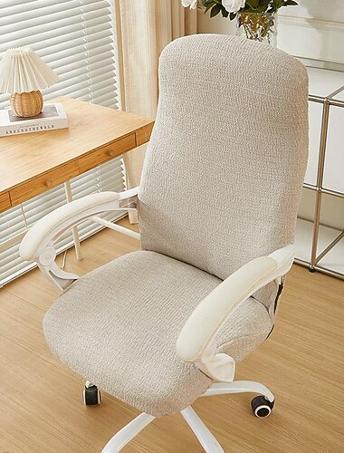 オフィスチェアカバー 花柄 ハイバック ダイニングチェアカバー コンピューター用回転椅子 ホテル ジッパー 滑り止め 一体型アームチェア 保護 ダストカバー