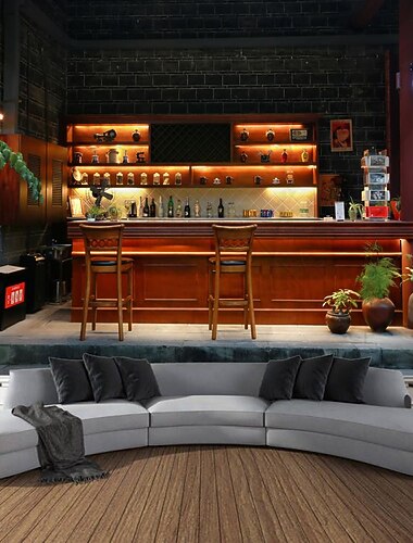 vintage binnen kasteel hangend tapijt kunst aan de muur groot tapijt muurschildering decor foto achtergrond deken gordijn thuis slaapkamer woonkamer decoratie