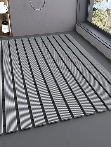 Badewannenmatte, rutschfeste Duschfußmatte, wasserdicht und sturzsicher, für Duschraum und Toilette, für den Hausgebrauch, rutschfest, schnelltrocknend, perfekt für Sicherheit und Komfort im Badezimmer, leicht zu reinigen