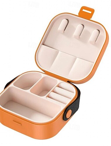 reissieraden organisator voor dames meisjes, trendy reissieradendoosje, draagbare ring ketting organisator oorbeldoos kleine sieraden organisator, reisbenodigdheden reisaccessoires voor dames meisjes,