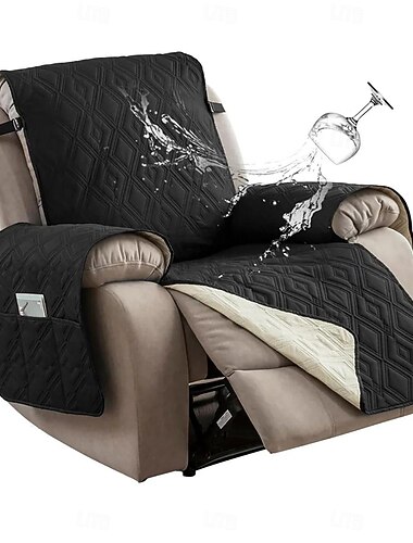 100 % vattentät överdrag för fällbara soffa, vilstolsöverdrag halkskyddat hundstolsöverdrag möbelskydd tvättbart överdrag med ficka, elastiska remmar för husdjur, hundar