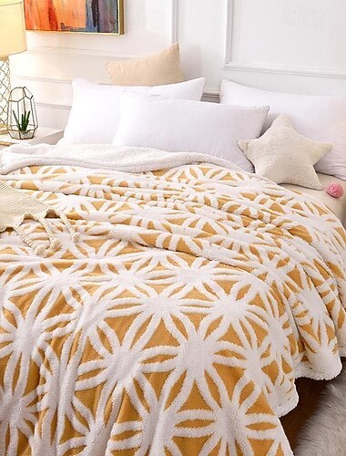 coperta jacquard in pile di cotone doppio coperta composita in pile di agnello dormitorio singolo per studenti