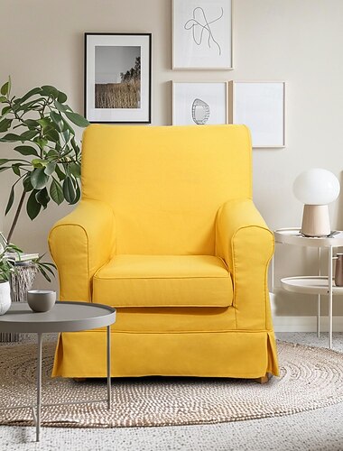 Housse de canapé en fauteuil couleur unie matelassée