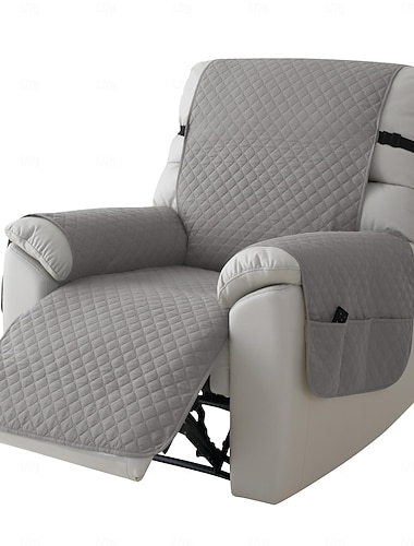 100 % vedenpitävät lepotuolin päälliset, liukumattomat päälliset lepotuoliin taskulla, pestävä lepotuoli tikattu huonekalusuoja lapsille, lemmikeille