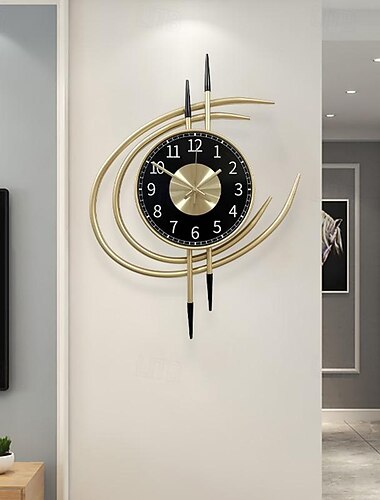 שעון קיר אופנה מודרני קישוט קיר אישיות יצירתית סלון 41*54 ס"מ