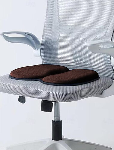 Coussin de siège en gel réduisant la douleur du dos de la hanche après une longue assise, coussin de siège rafraîchissant respirant, design en nid d'abeille, absorbe la pression, portable pour chaise