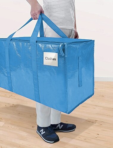 24 gallonan erittäin suuret ja raskaaseen käyttöön tarkoitetut kokoontaitettavat muuttolaukut vetoketjulla ja vahvemmalla kahvalla, voidaan kantaa ja siirtää, kokoontaitettava, sopii muuttoon, matkustamiseen, asuntolan säilytykseen, vedenpitävästä materia