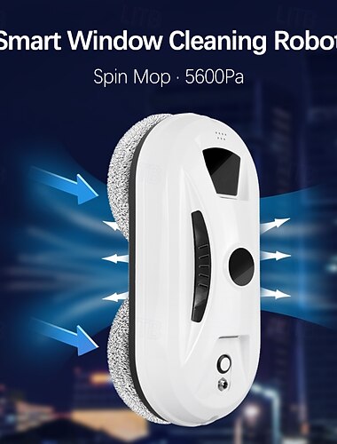 ultratynn robotstøvsuger vindusrengjøringsrobot vindusvasker elektrisk glass limpiacristales fjernkontroll for hjemmet