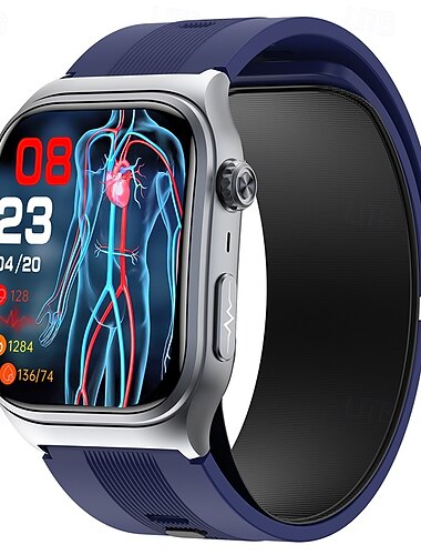 iMosi S15 Okos óra 2.06 hüvelyk Intelligens Watch Bluetooth Lépésszámláló Hívás emlékeztető Alvás nyomkövető Kompatibilis valamivel Android iOS Uniszex Kéz nélküli hívások Vízálló Média kontroll IP 67