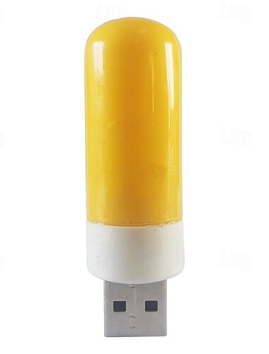 1ks USB noční světlo - počítačová klávesnice, přenosné světlo na studentské koleje pro venkovní kempování a vnitřní použití