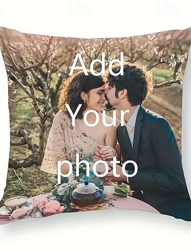 Aangepaste Kussenhoes Voeg jouw Afbeelding Toe Gepersonaliseerd Foto Ontwerp Beeld Mode Casual Pillowcase Kussenhoes 1pc